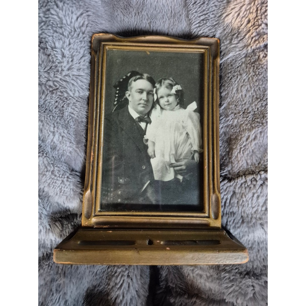 7 x 5 Antique Duluth MN Picture Shoppe Frame Early 1900s Portrait Photo Display